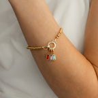 Elegantes Geburtsstein Armband – Personalisiert
