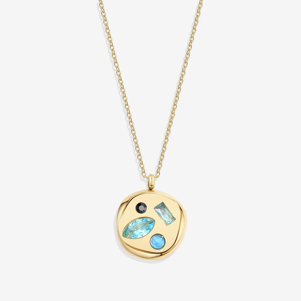 Personalisierte Kette mit Geburtsstein
