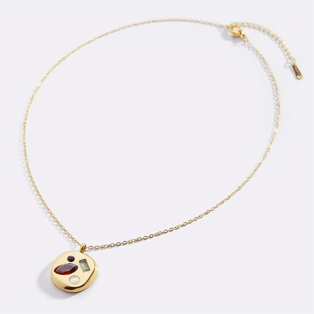 Personalisierte Kette mit Geburtsstein