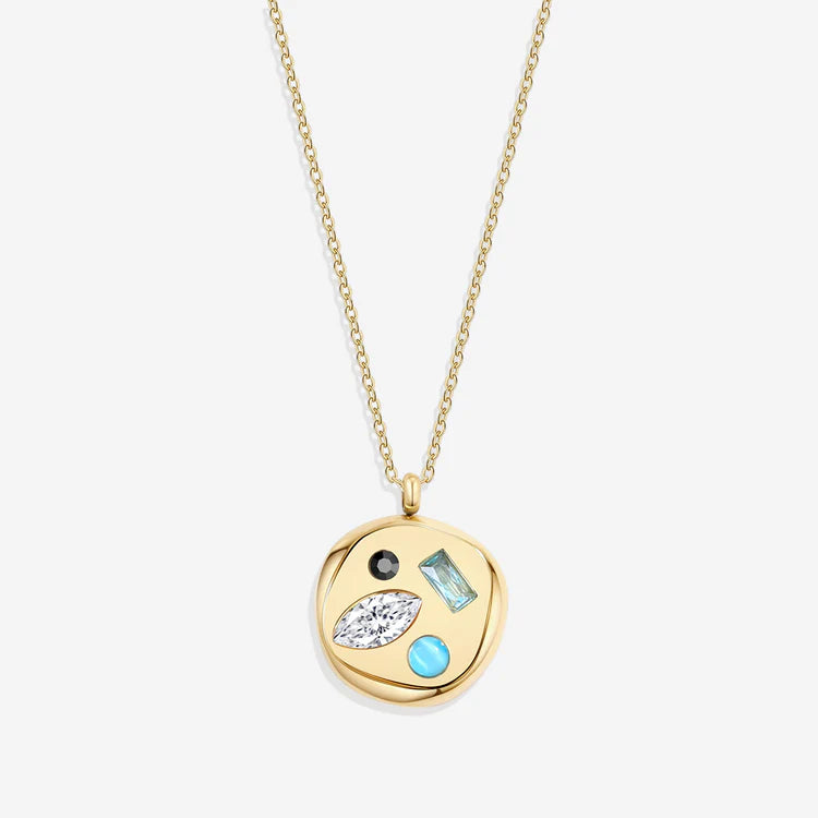 Personalisierte Kette mit Geburtsstein
