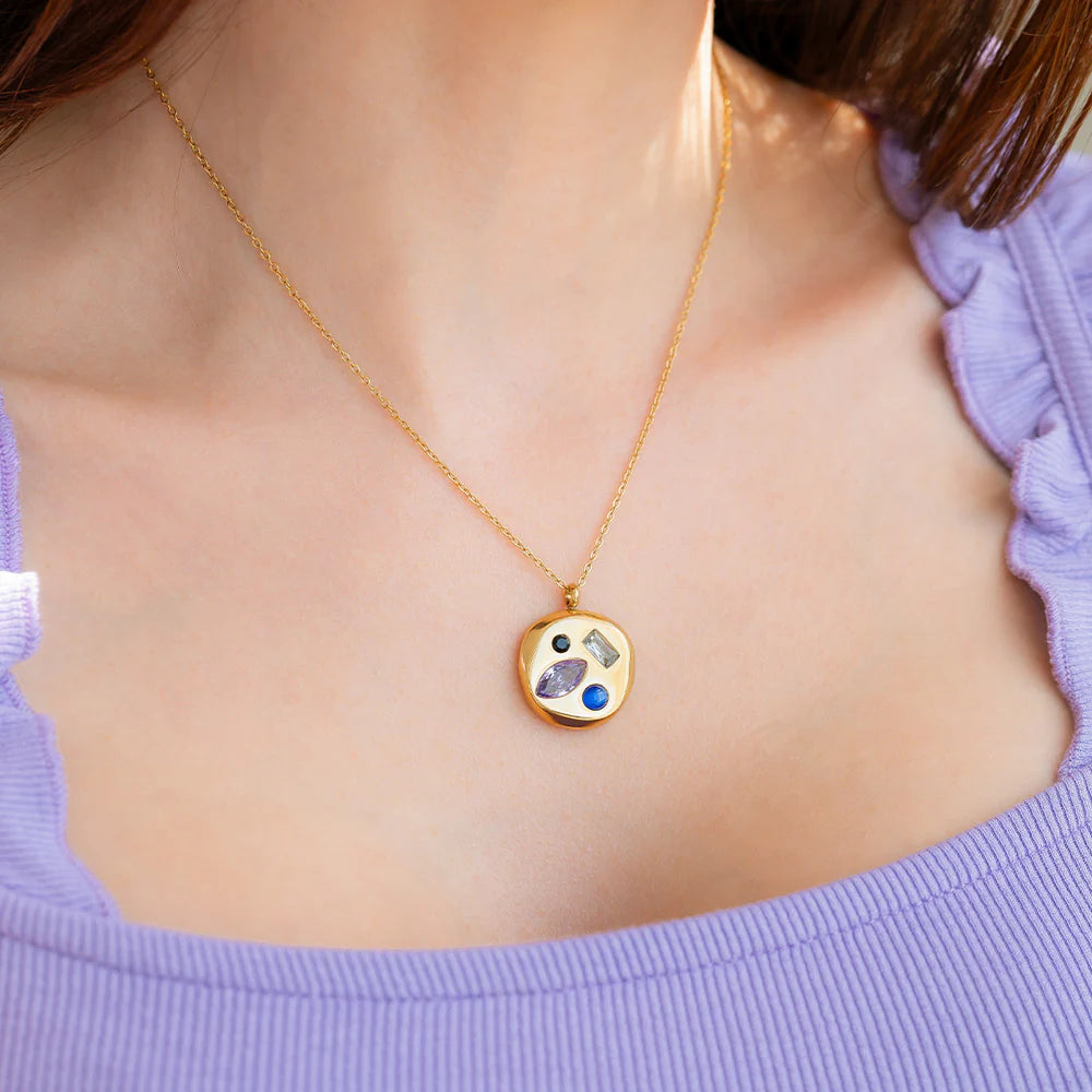 Personalisierte Kette mit Geburtsstein