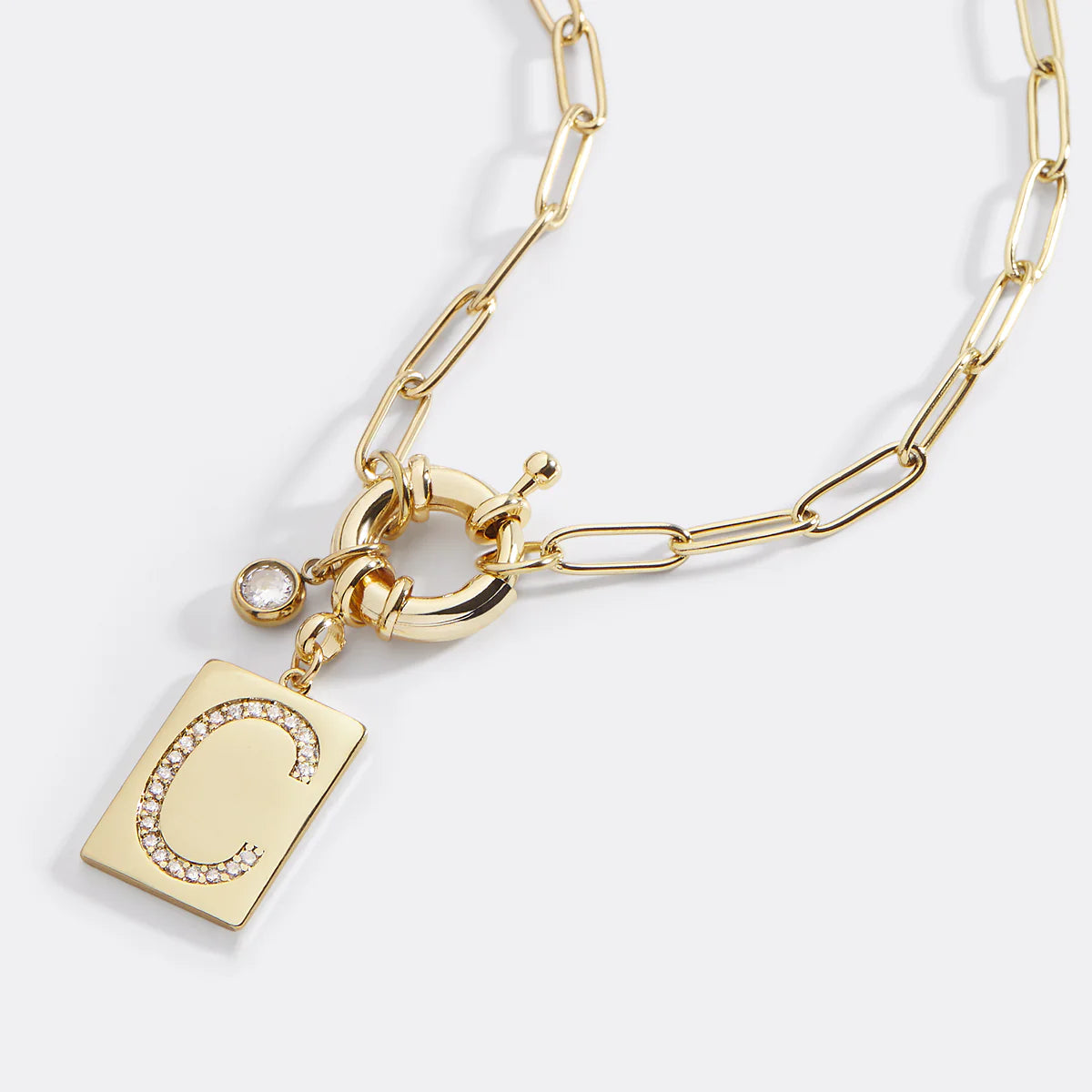 Initialen-Kette mit Anhänger