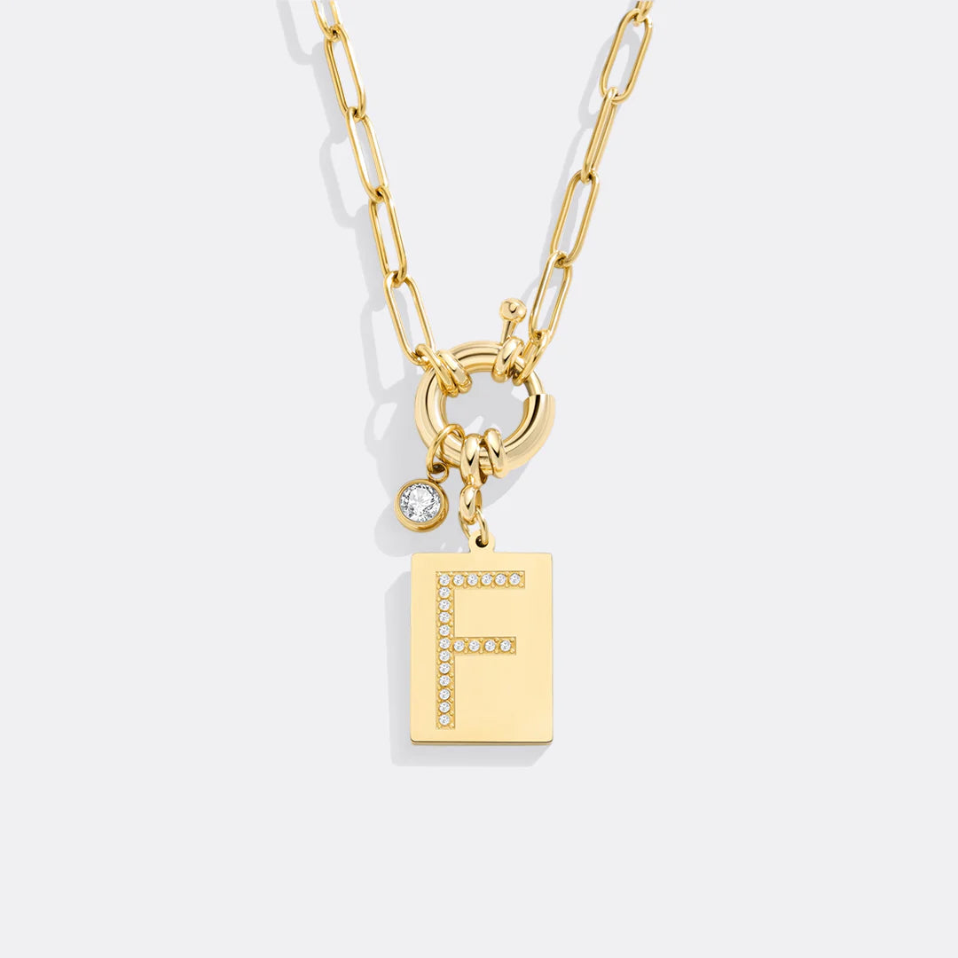 Initialen-Kette mit Anhänger