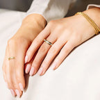 Eleganter Damenring mit Zirkonia