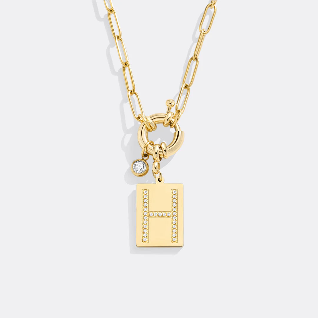Initialen-Kette mit Anhänger