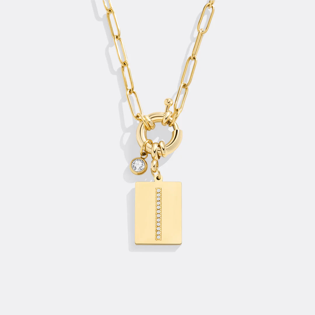 Initialen-Kette mit Anhänger