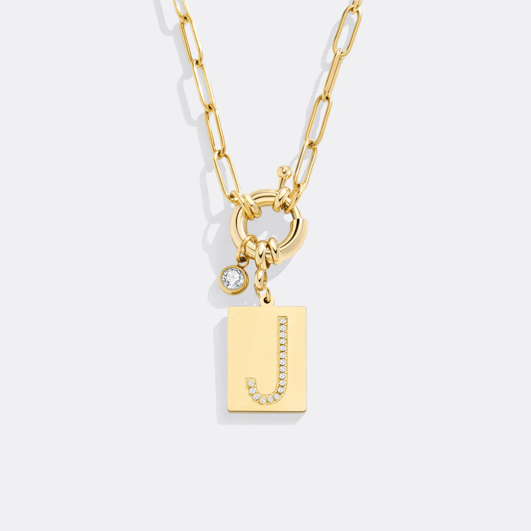 Initialen-Kette mit Anhänger