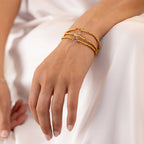 Personalisiertes Armband mit Monatsstein