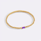 Personalisiertes Armband mit Monatsstein
