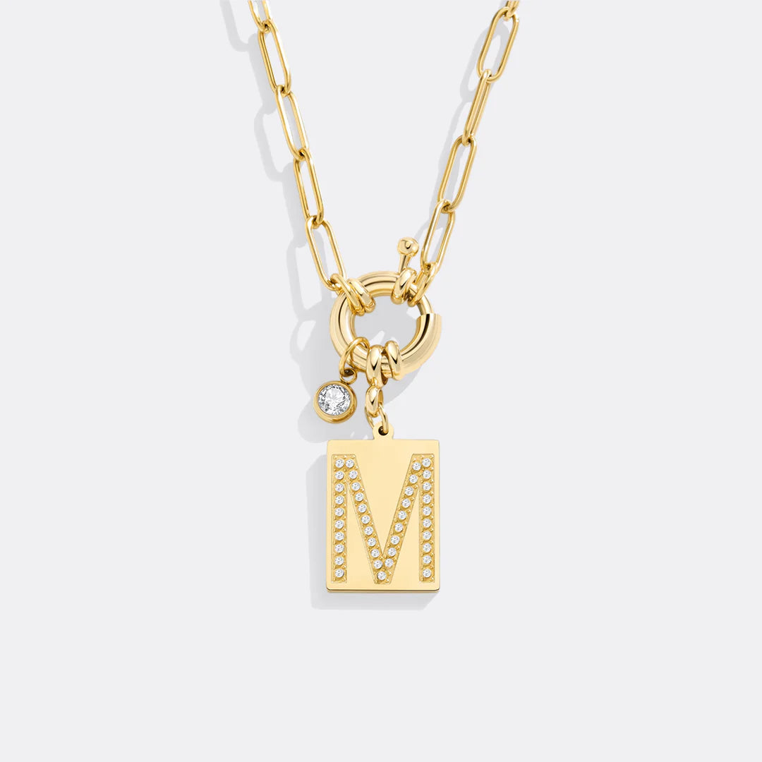 Initialen-Kette mit Anhänger