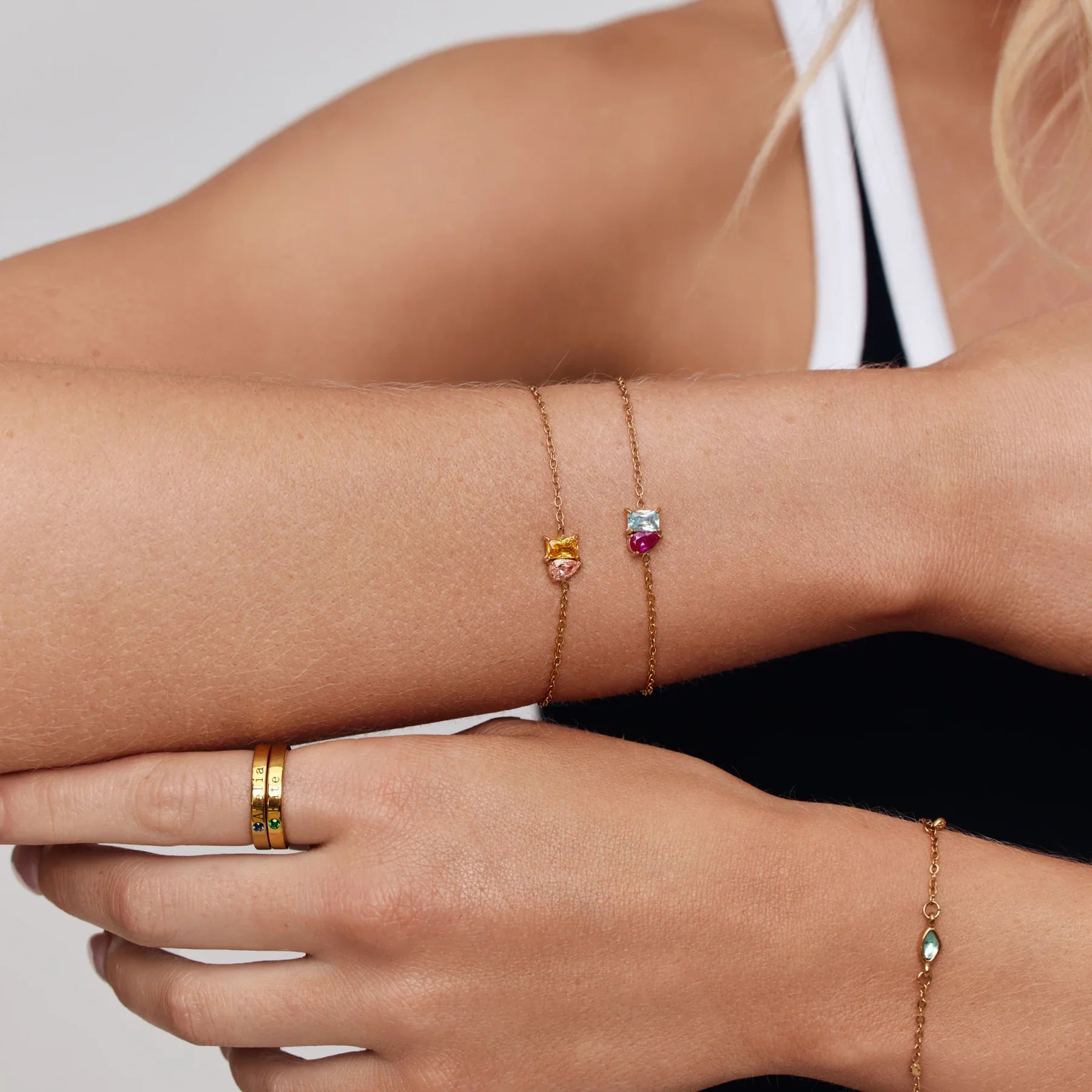 Forever Duo Geburtsstein - Armband