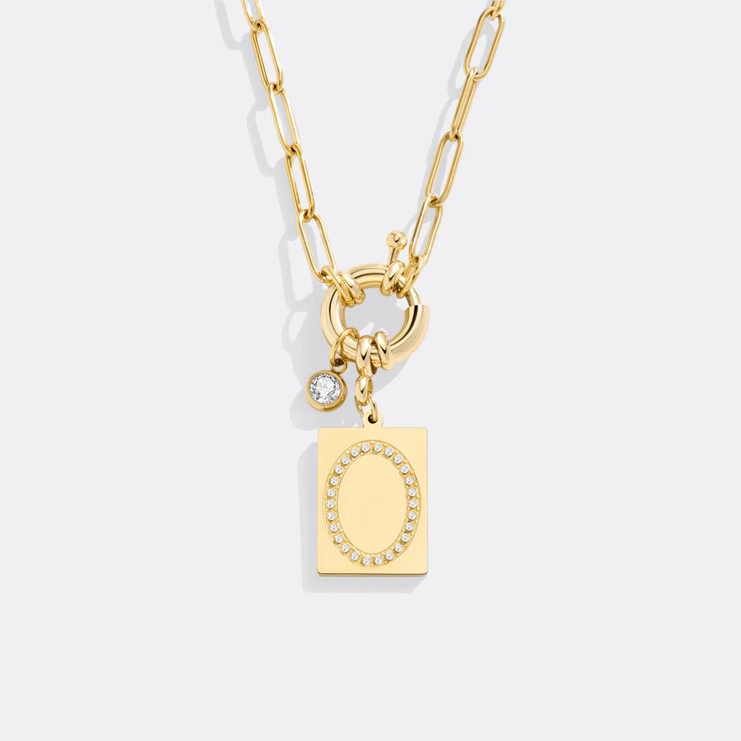 Initialen-Kette mit Anhänger