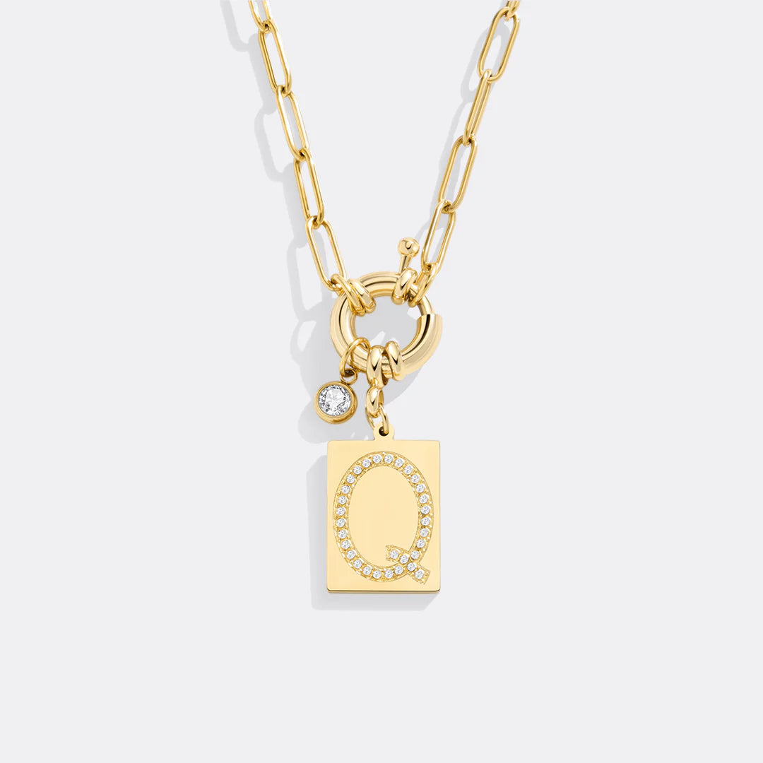 Initialen-Kette mit Anhänger
