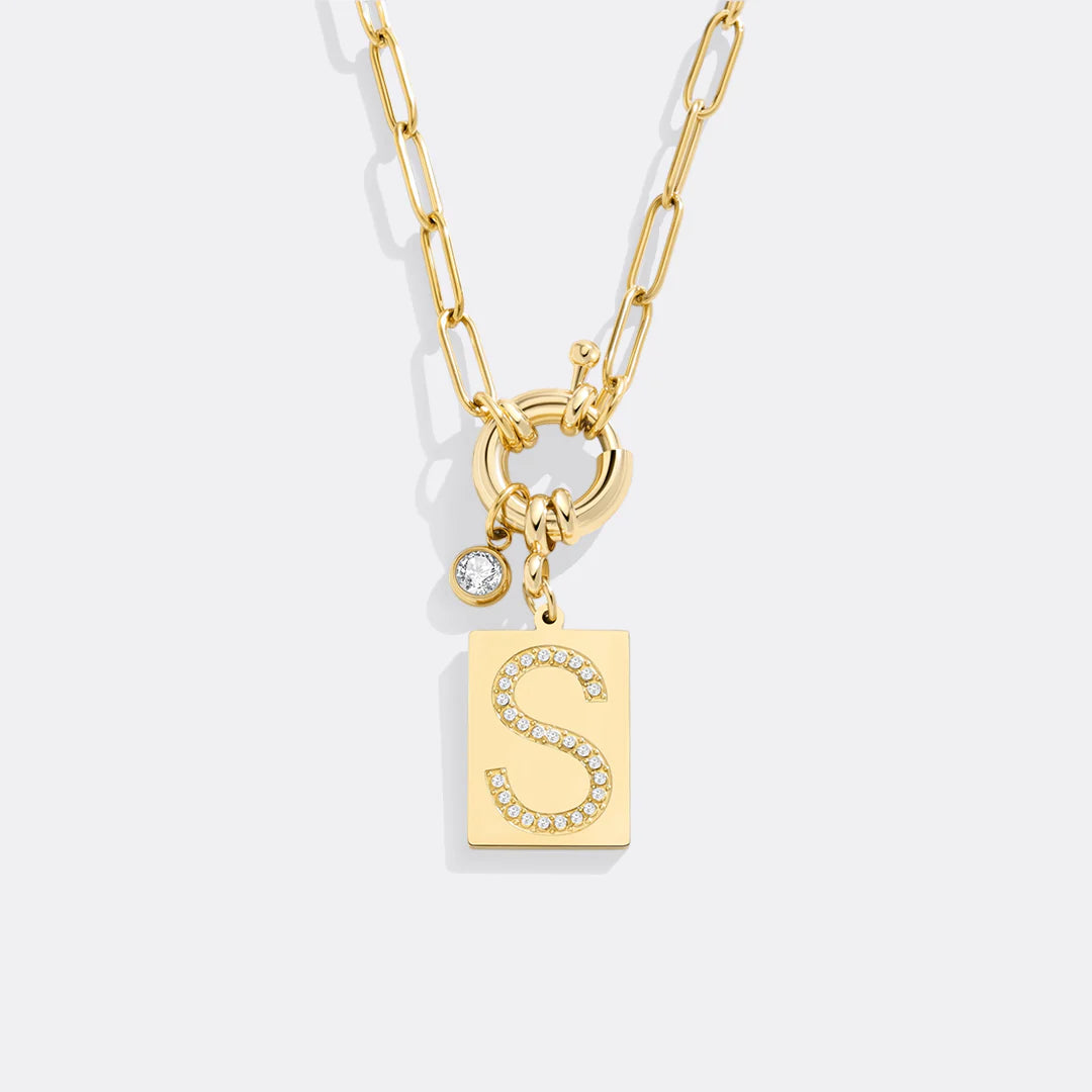 Initialen-Kette mit Anhänger