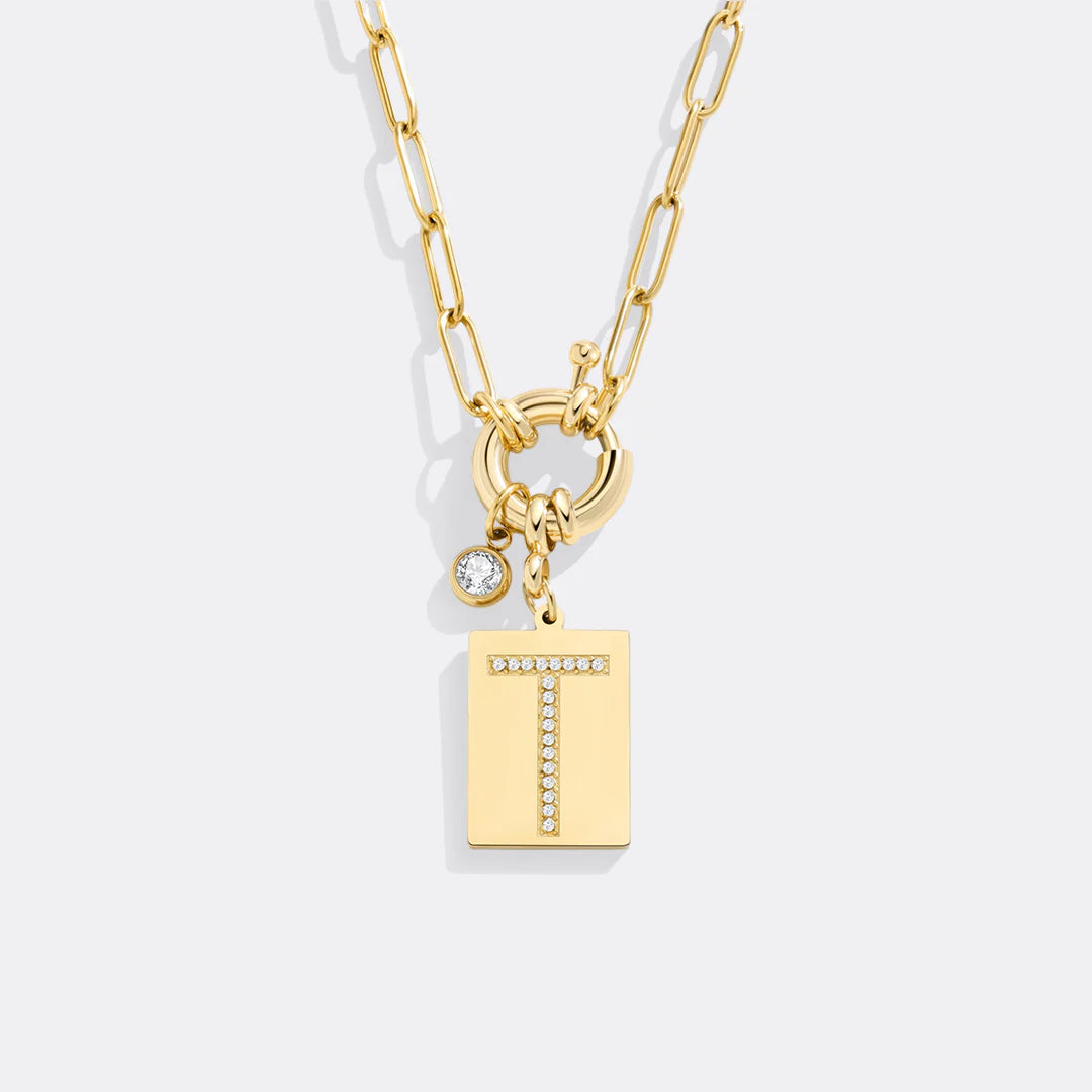 Initialen-Kette mit Anhänger