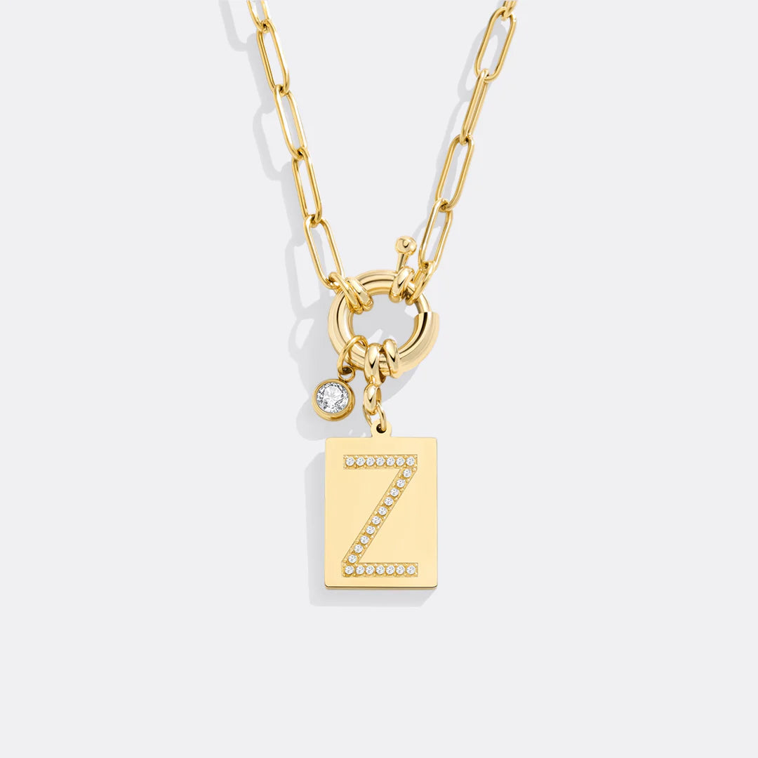 Initialen-Kette mit Anhänger
