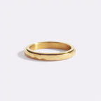 Eleganter schlichter Damenring