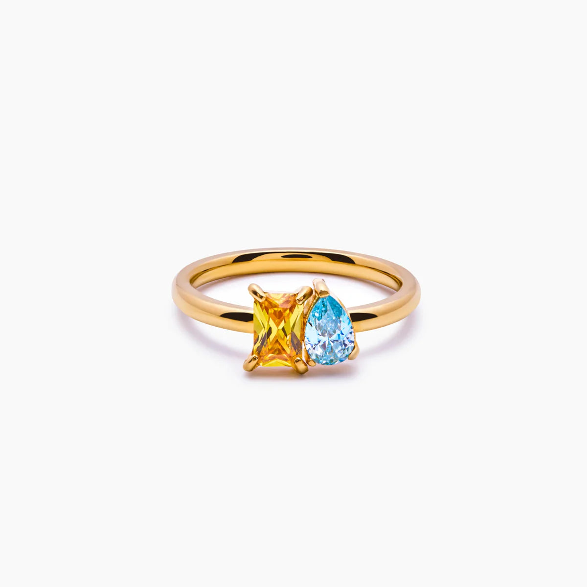 Duo Geburtsstein - Ring