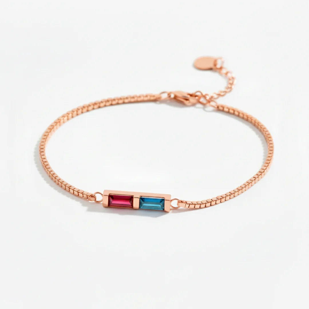 Elegantes Geburtsstein Armband – Personalisiert