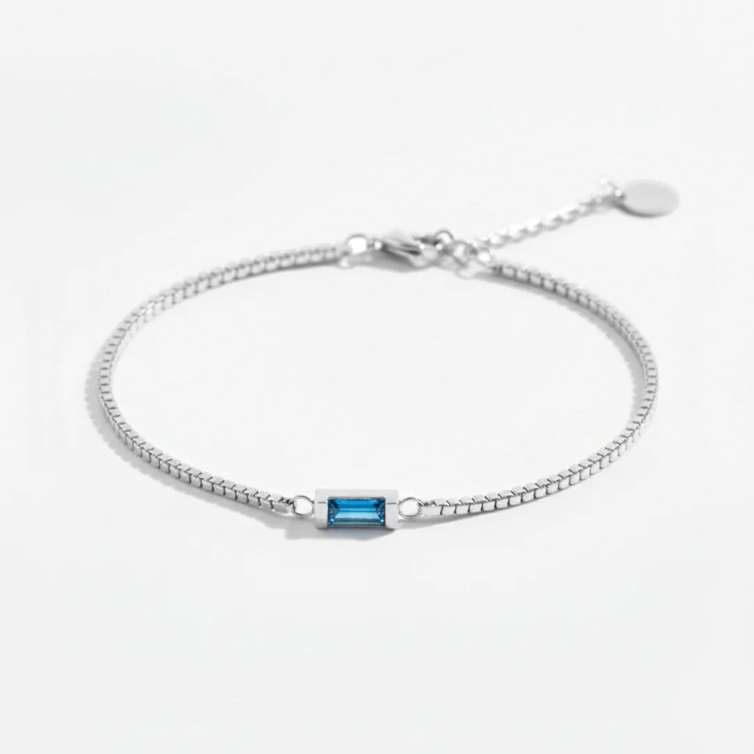 Elegantes Geburtsstein Armband – Personalisiert